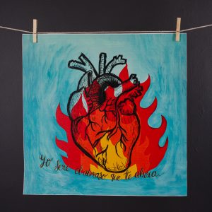 "Yo seré" Reproducción impresa sobre lienzo 50 x 50