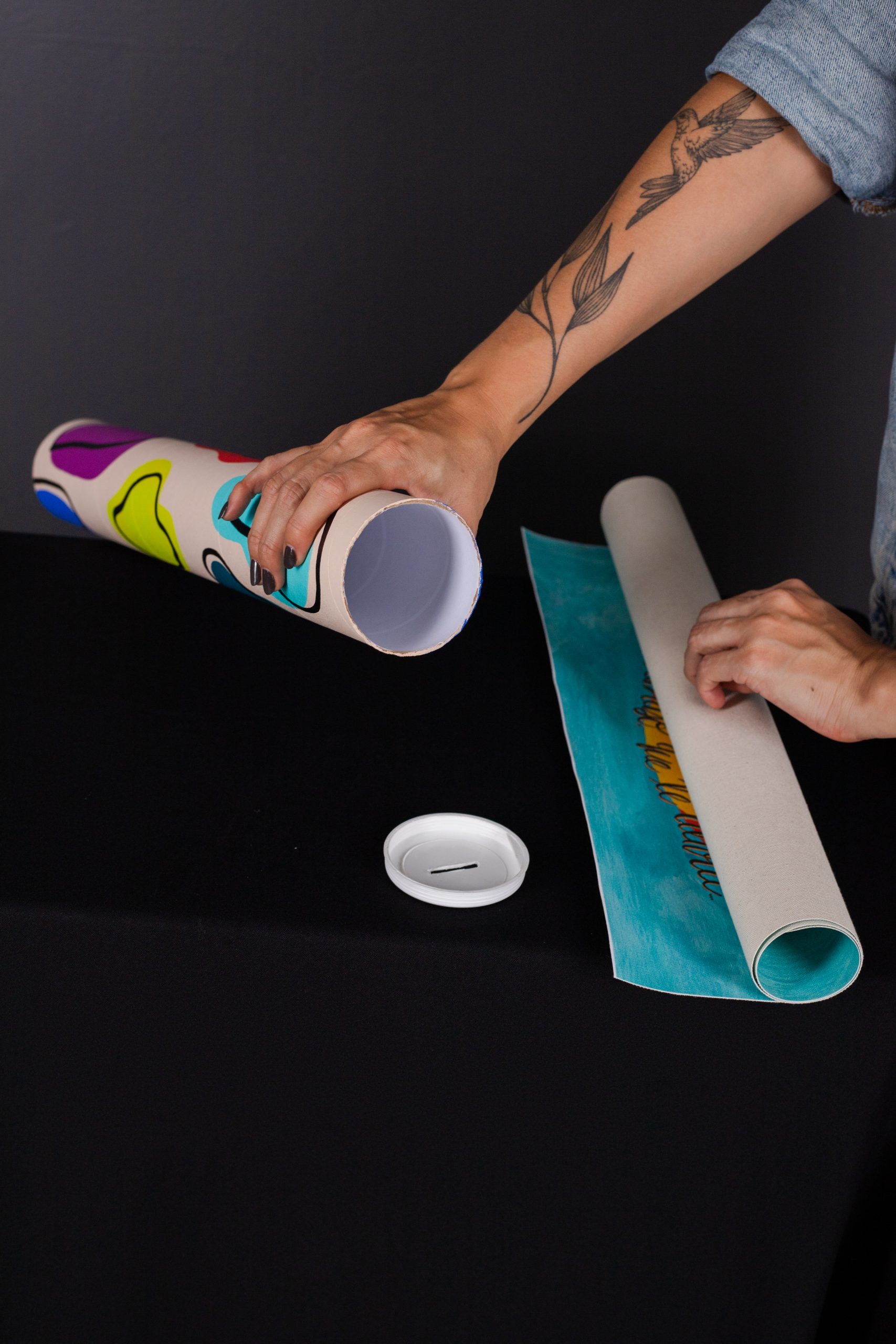 "Yo seré" Reproducción impresa sobre lienzo 50 x 50 - Imagen 8