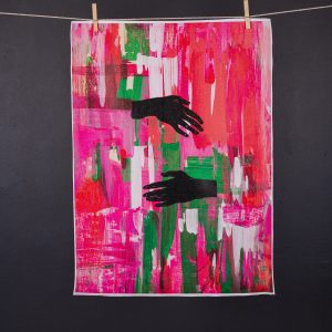 " ABRAZO" Reproducción impresa sobre lienzo 50X70cm