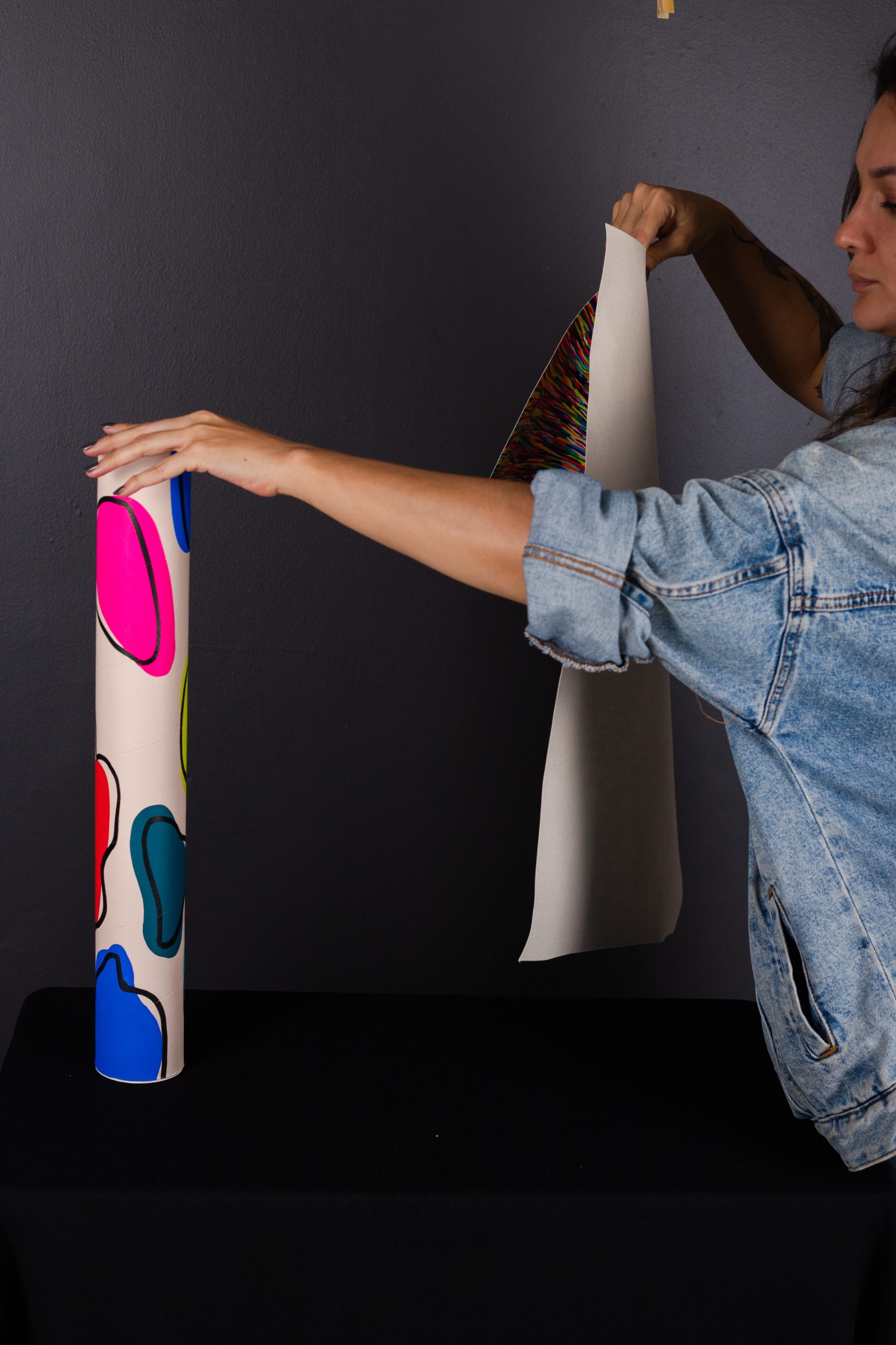 "Túnel" Reproducción impresa sobre lienzo 40X60 cm - Imagen 4