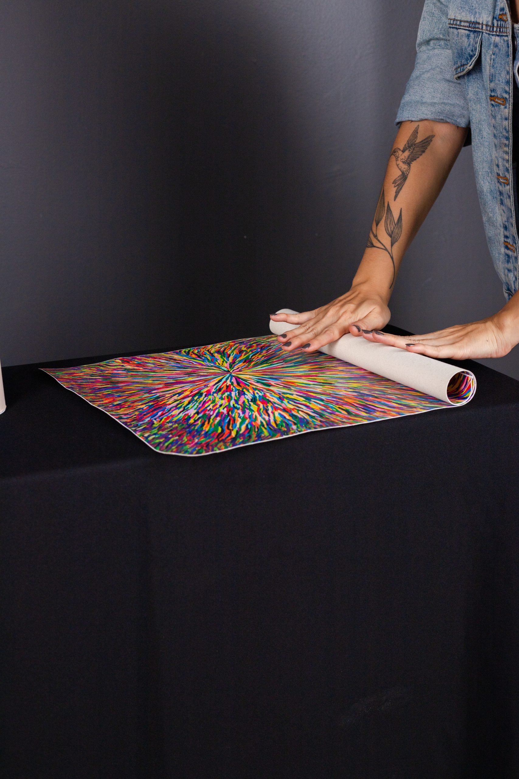 "Túnel" Reproducción impresa sobre lienzo 40X60 cm - Imagen 5