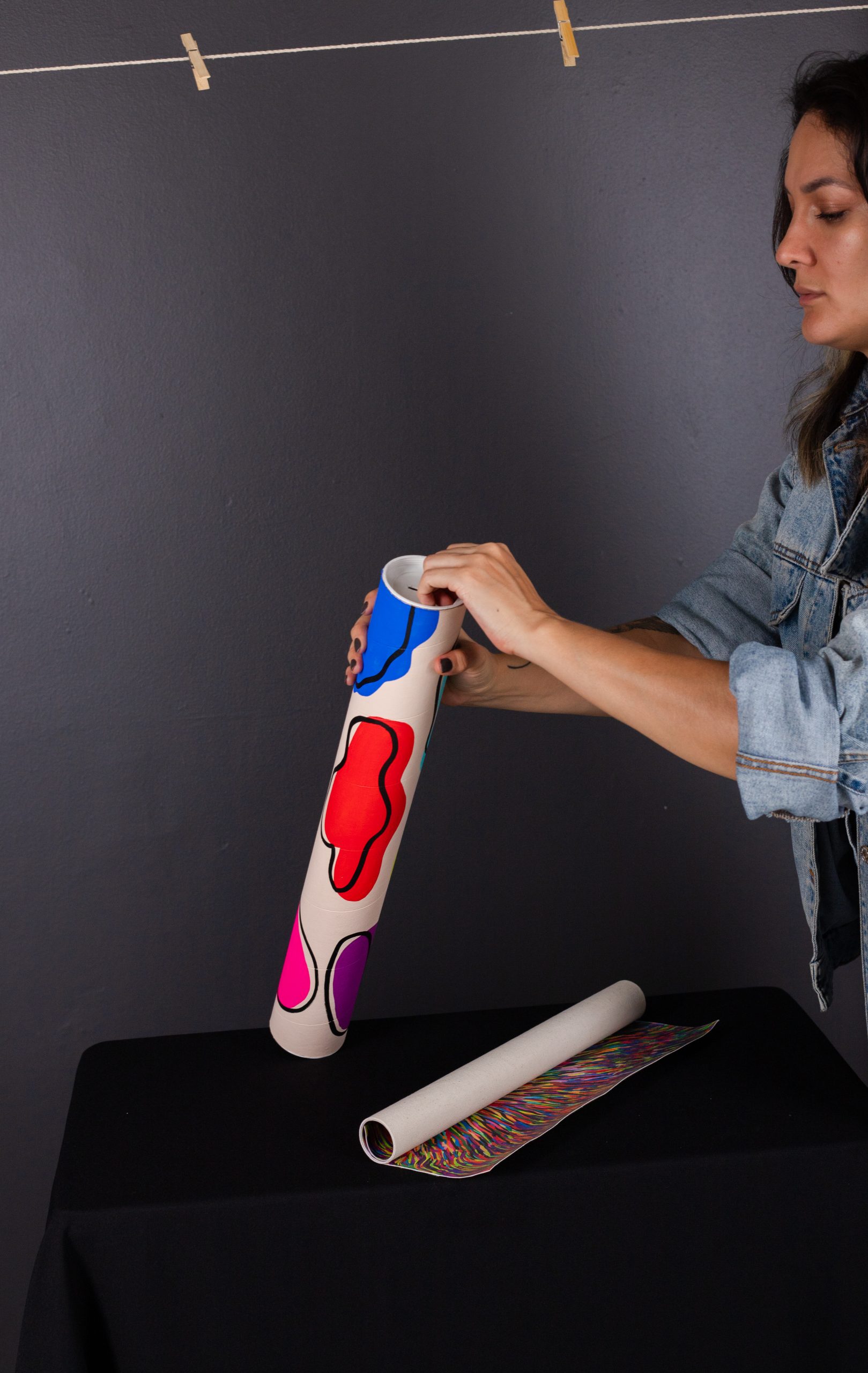 "Túnel" Reproducción impresa sobre lienzo 40X60 cm - Imagen 7