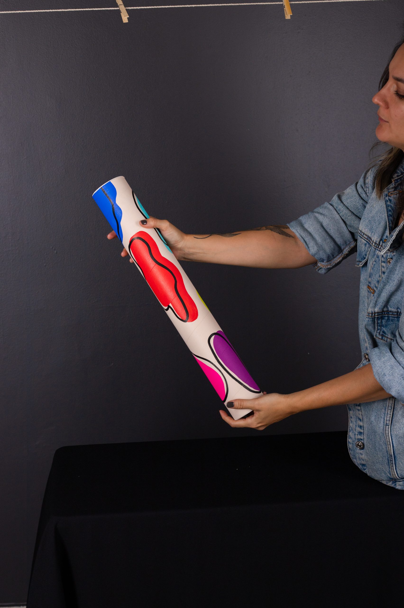 "Túnel" Reproducción impresa sobre lienzo 40X60 cm - Imagen 8