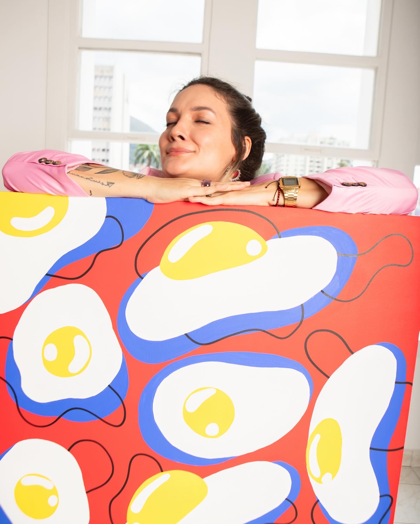 " ABUELA" Acrilico sobre lienzo. 150X80cm - Imagen 5